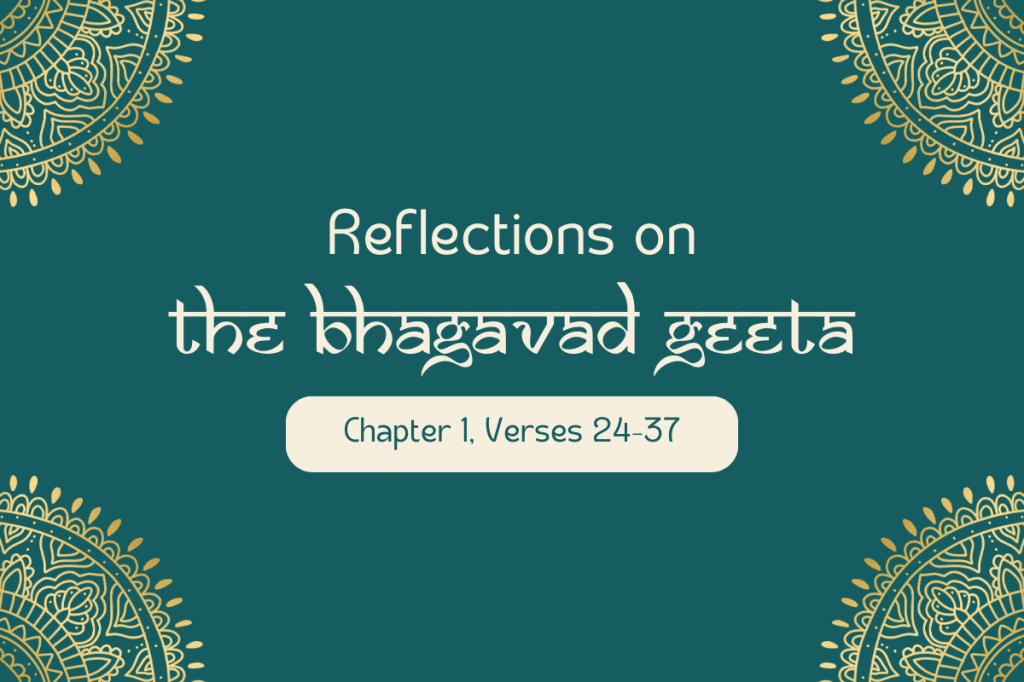 Bhagavad Geeta: Chapter 1, Verses&nbsp;24–37