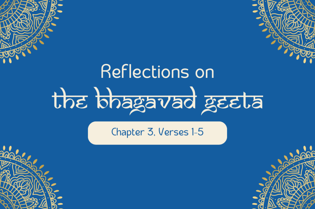 Bhagavad Geeta: Chapter 3, Verses&nbsp;1–5