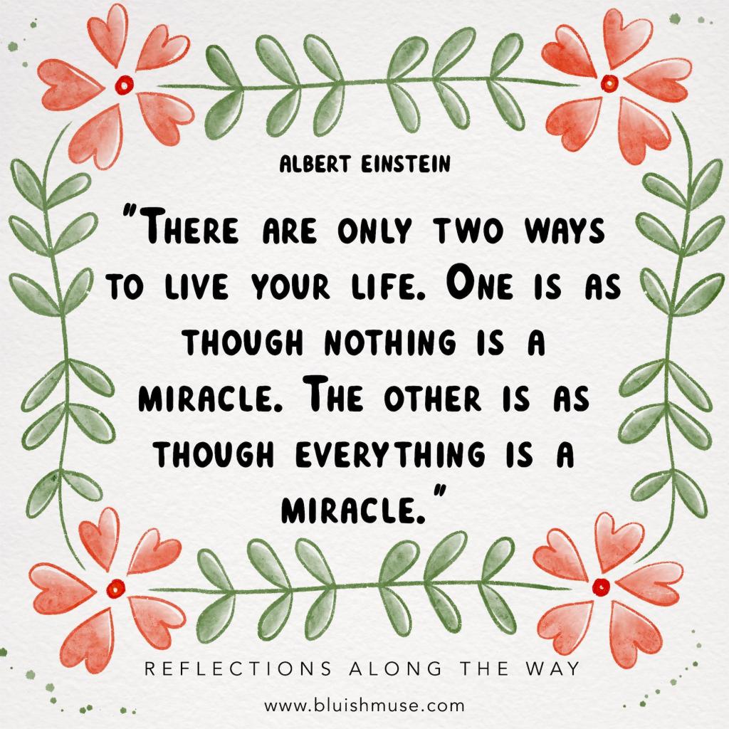 There are only two ways to&nbsp;live…