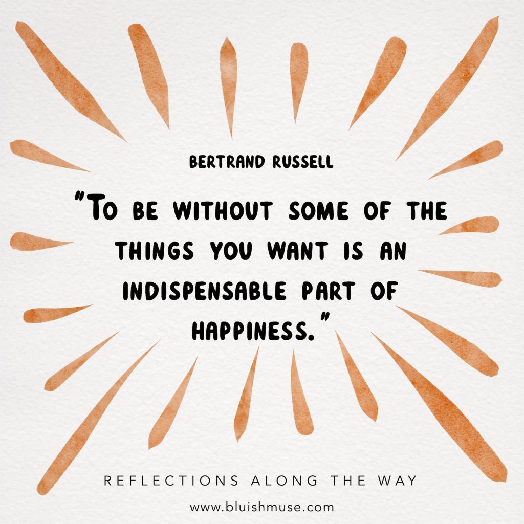 To be without some of the&nbsp;things…