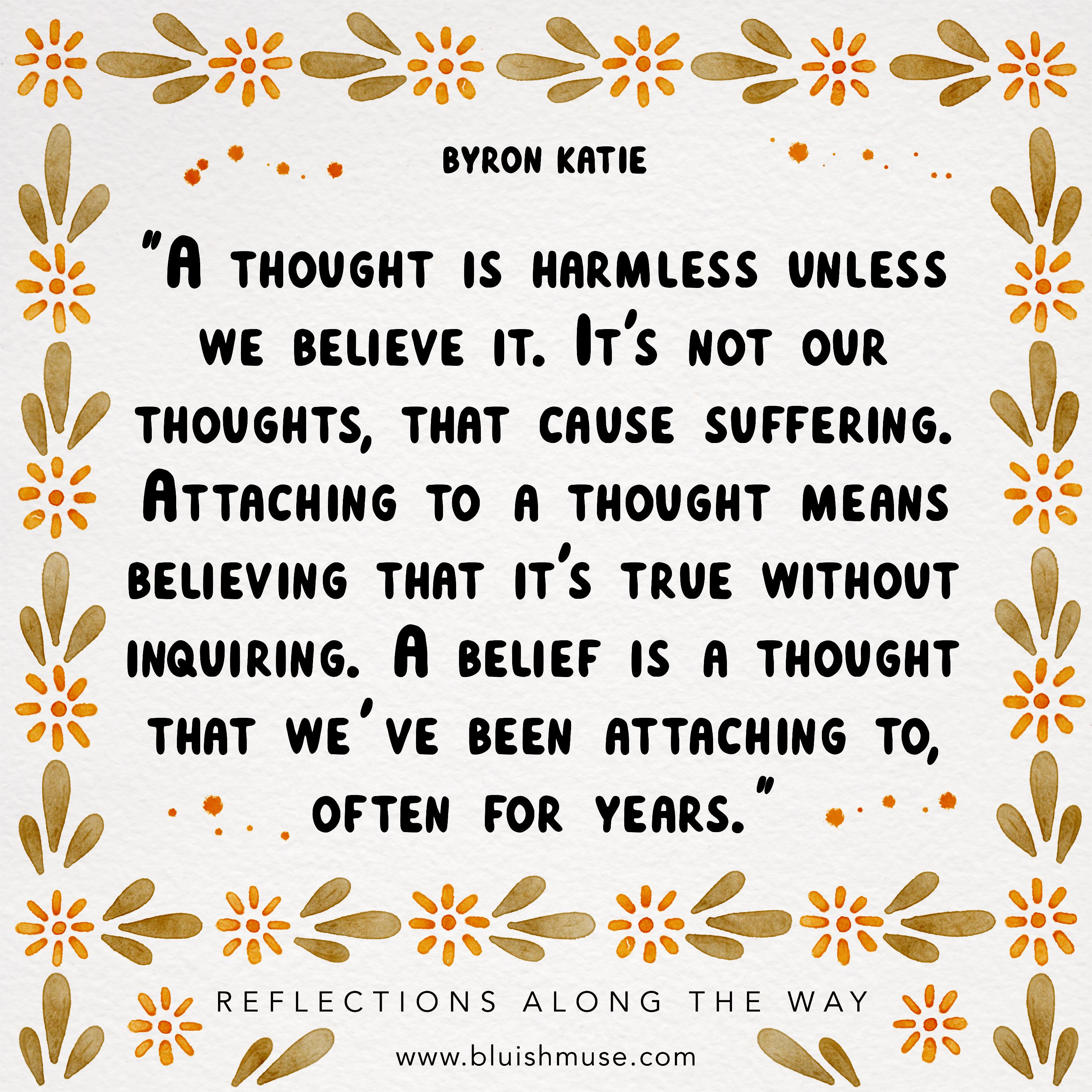 A thought is harmless unless…
