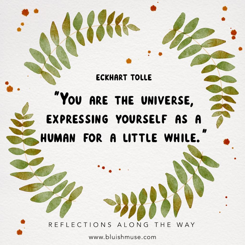 You are the&nbsp;universe…