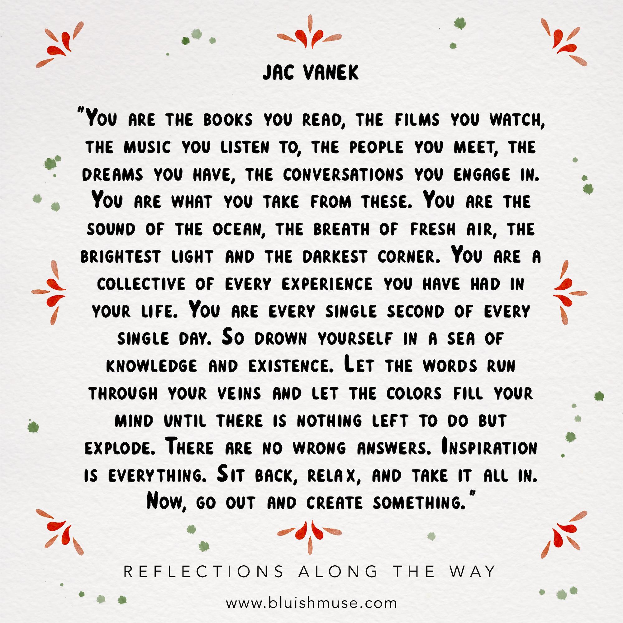 You are the books you read…