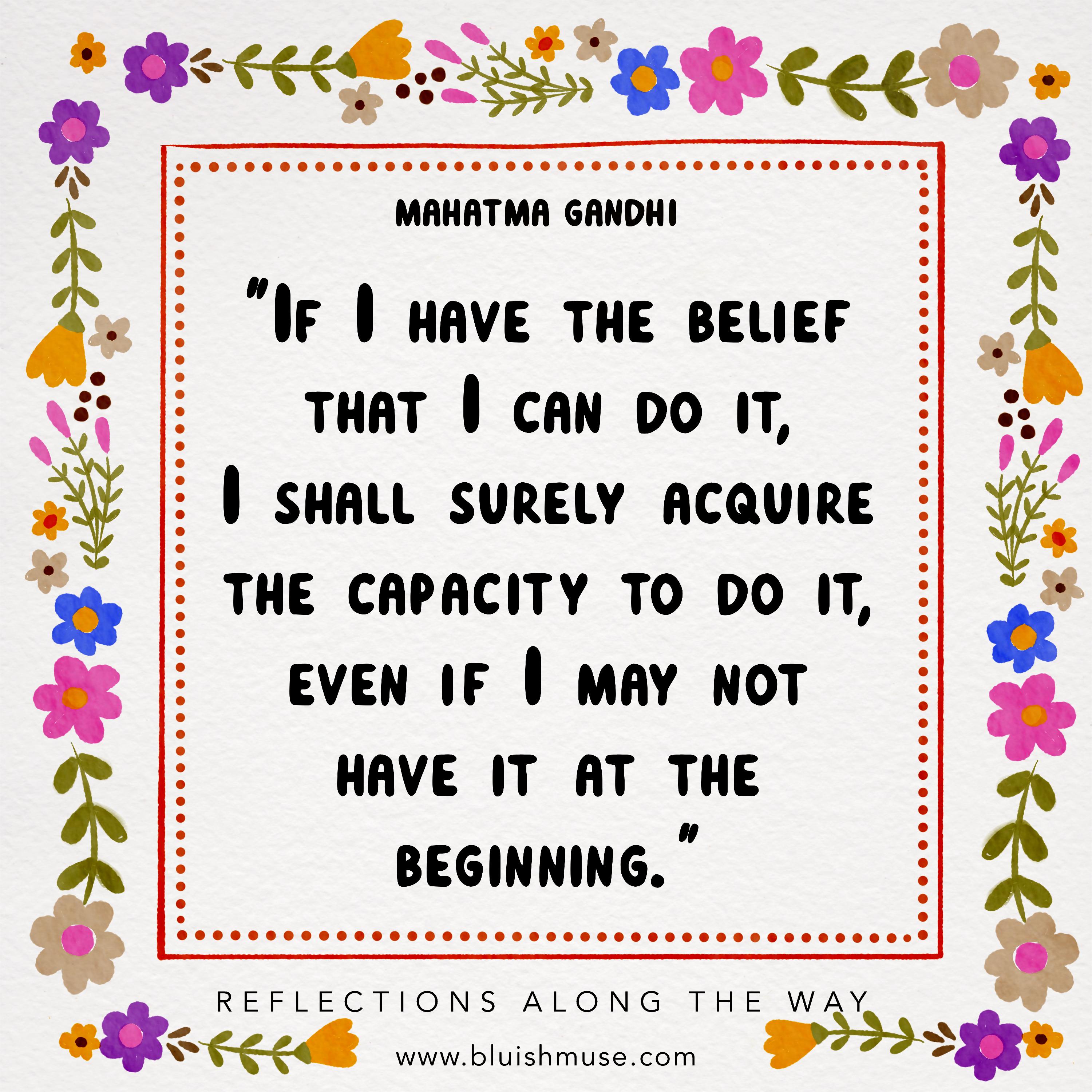 If I have the belief that…