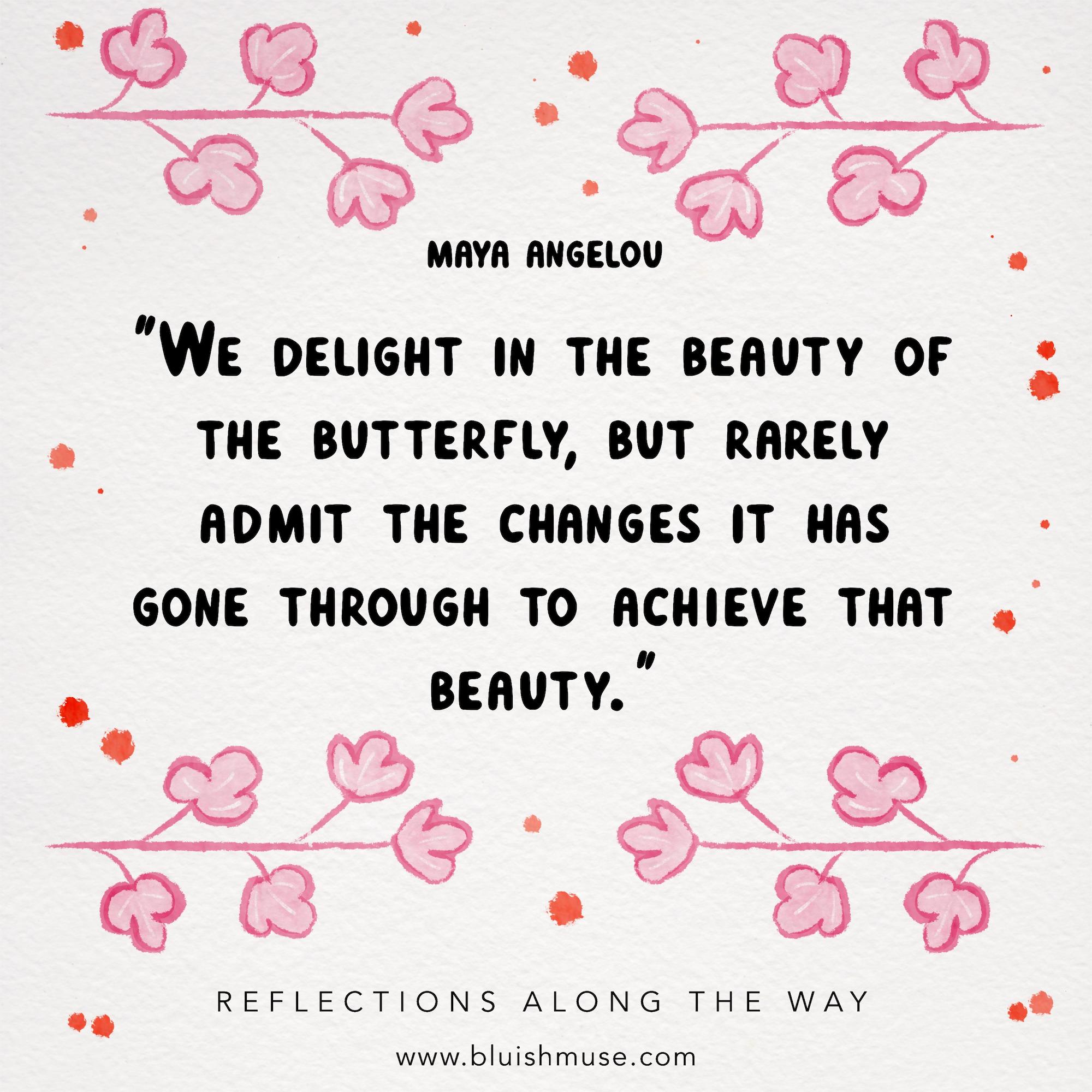 We delight in the beauty of…