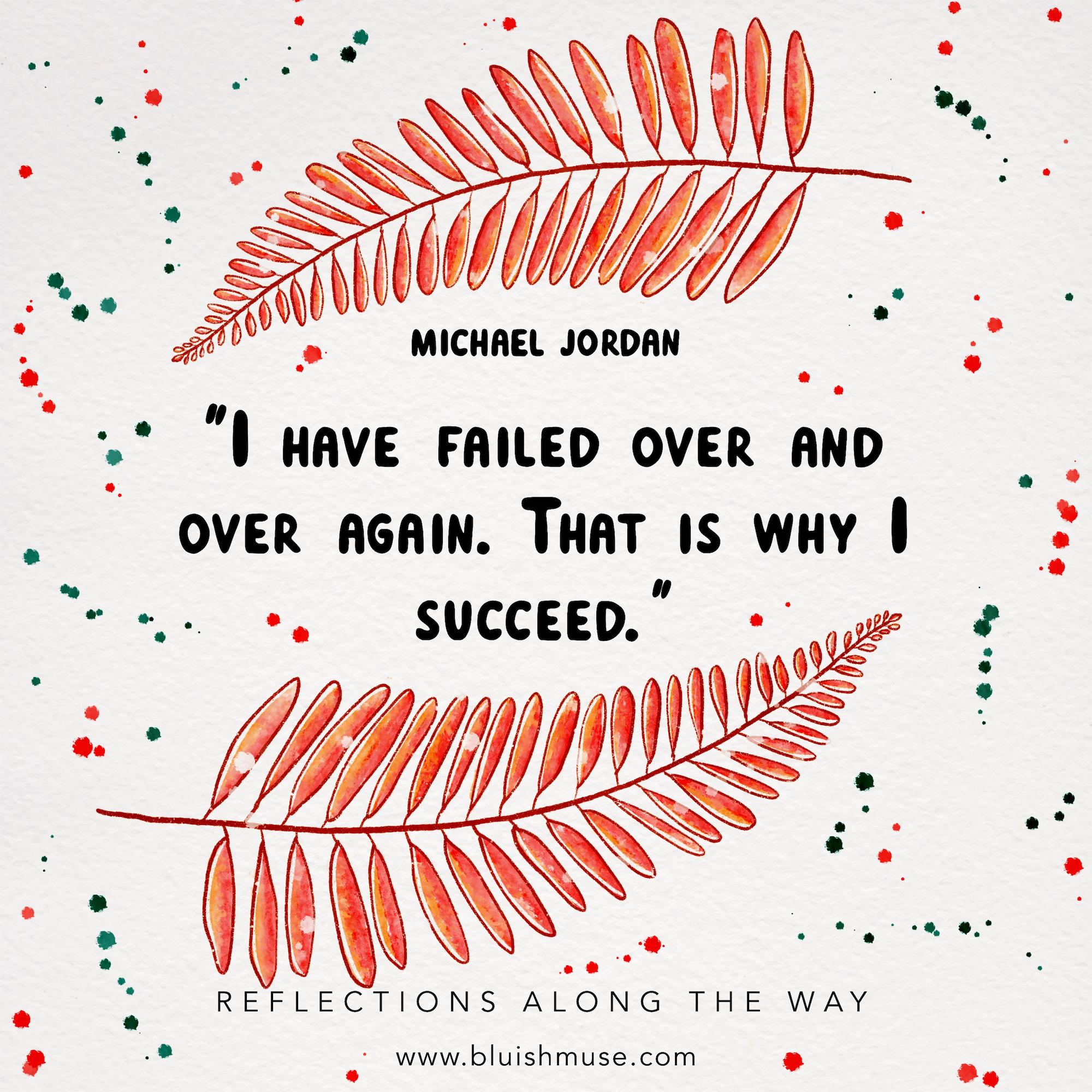 I have failed over and over…