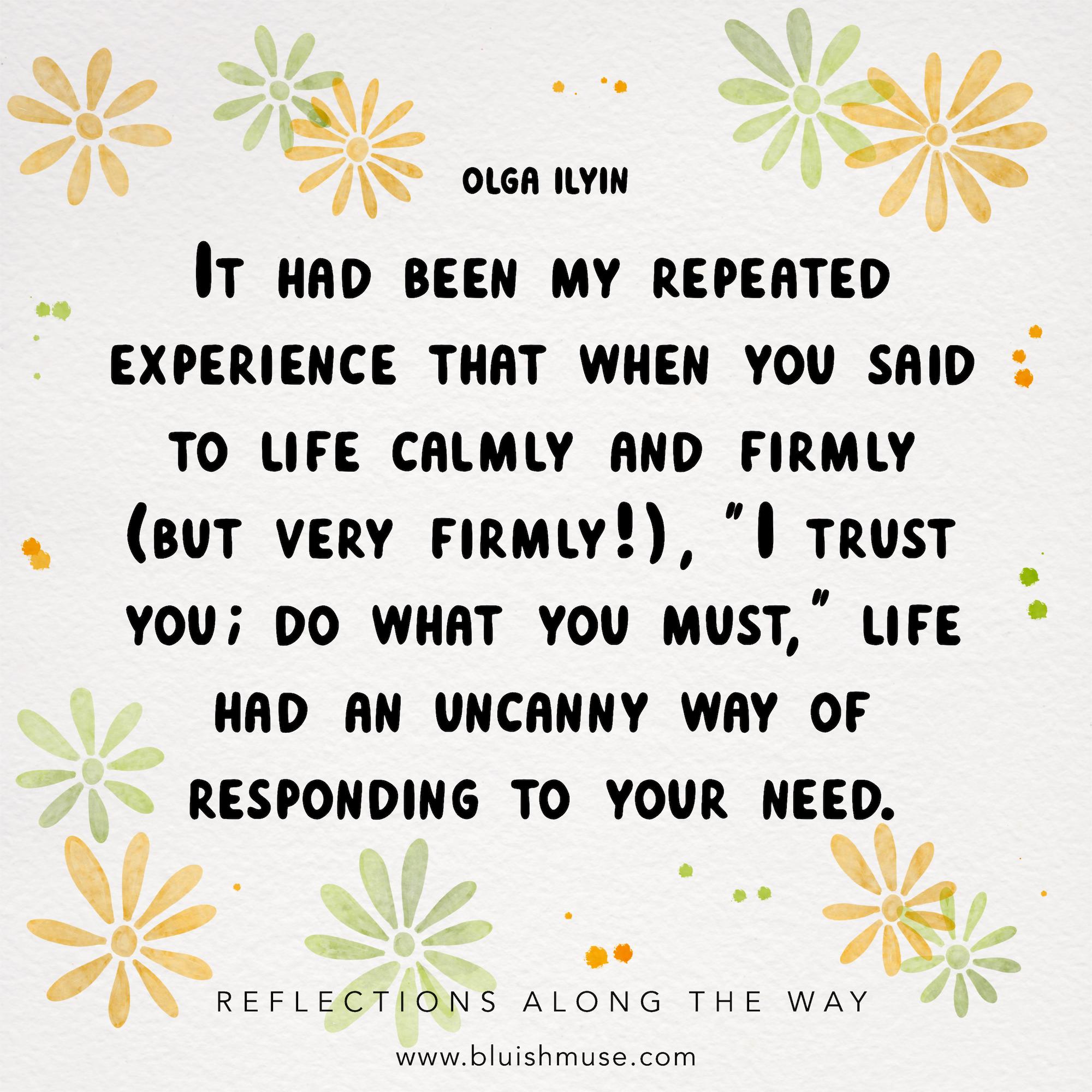 It had been my repeated experience…