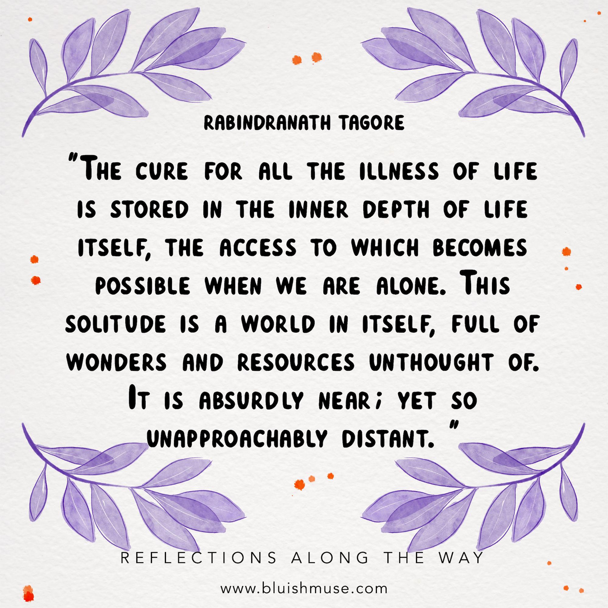 The cure for all the illness of life…