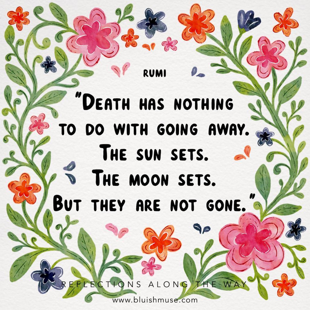 Death has nothing to do&nbsp;with…
