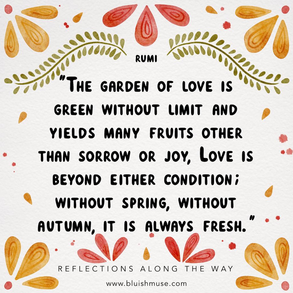 The garden of love&nbsp;is…