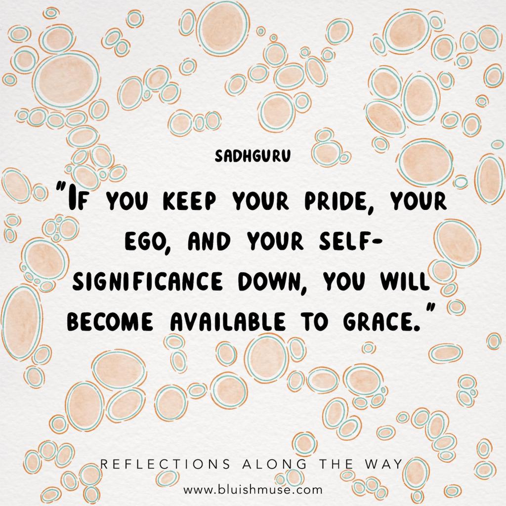 If you keep your&nbsp;pride…