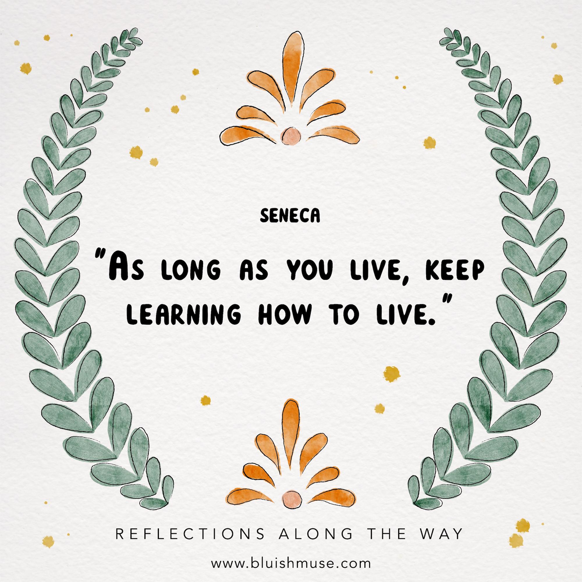 As long as you live…