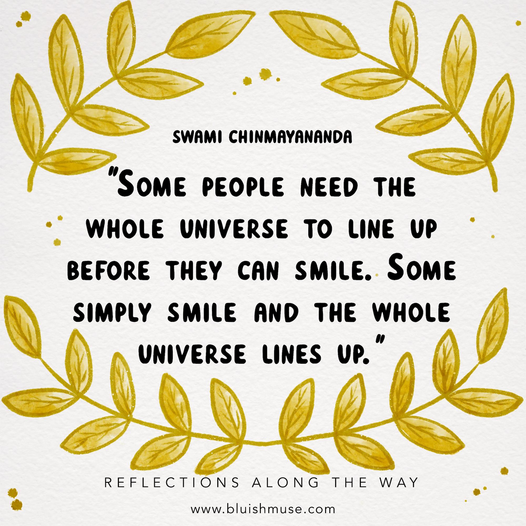 Some people need the whole universe to…
