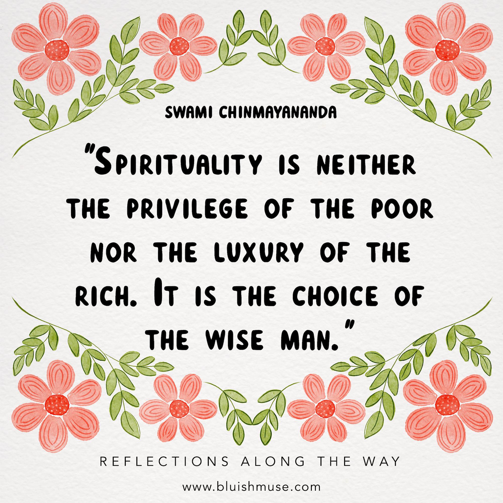 Spirituality is neither the…