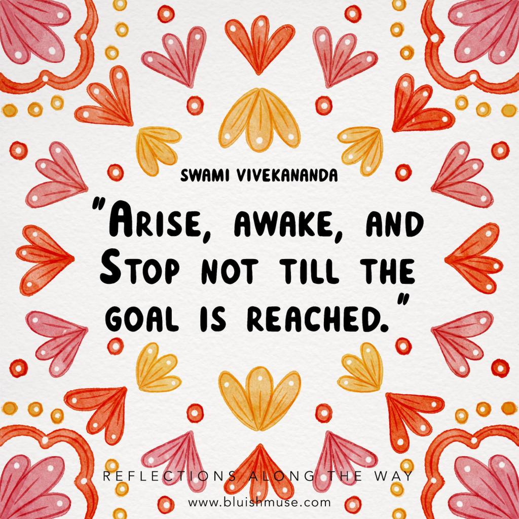 Arise, awake, and Stop&nbsp;not…