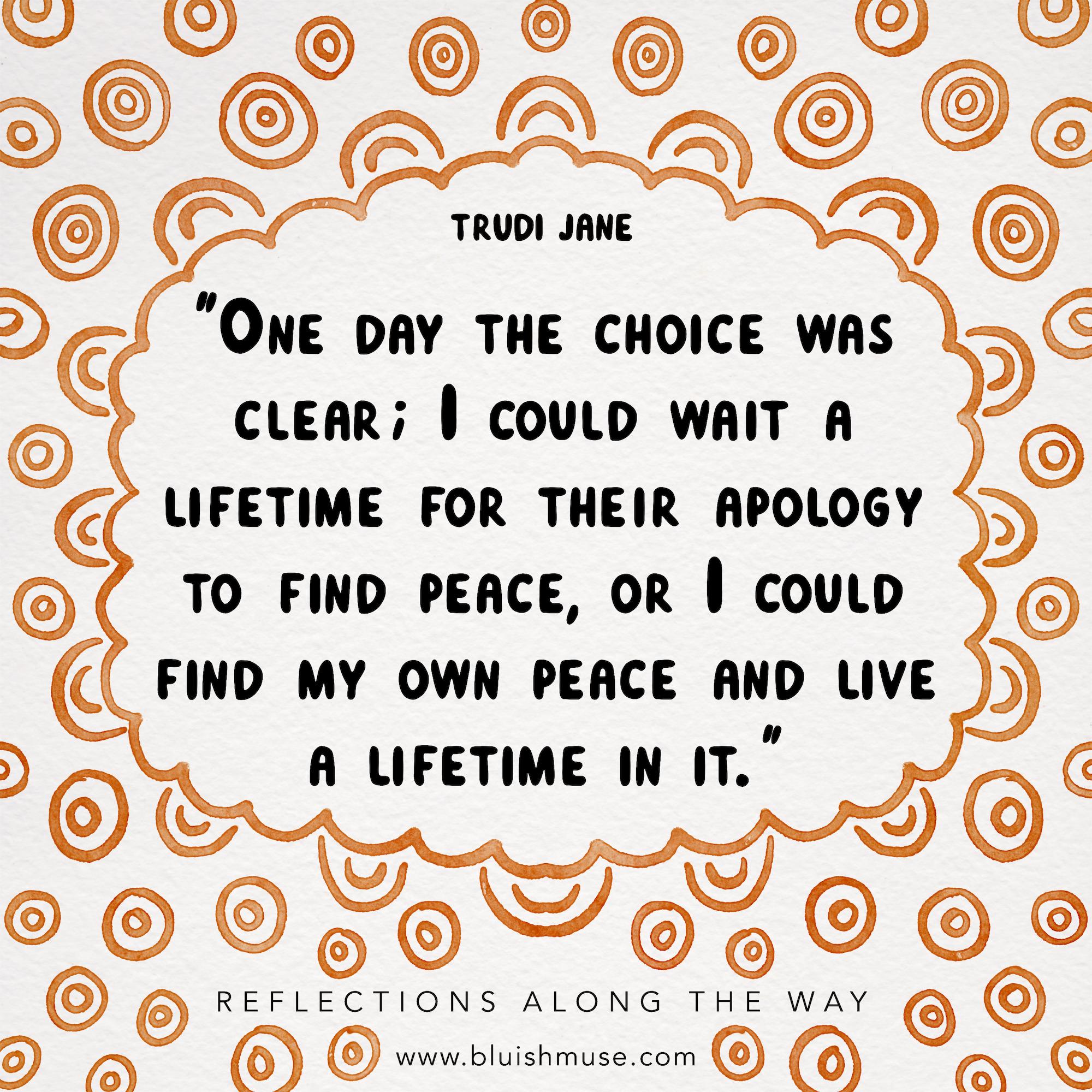 One day the choice was clear…