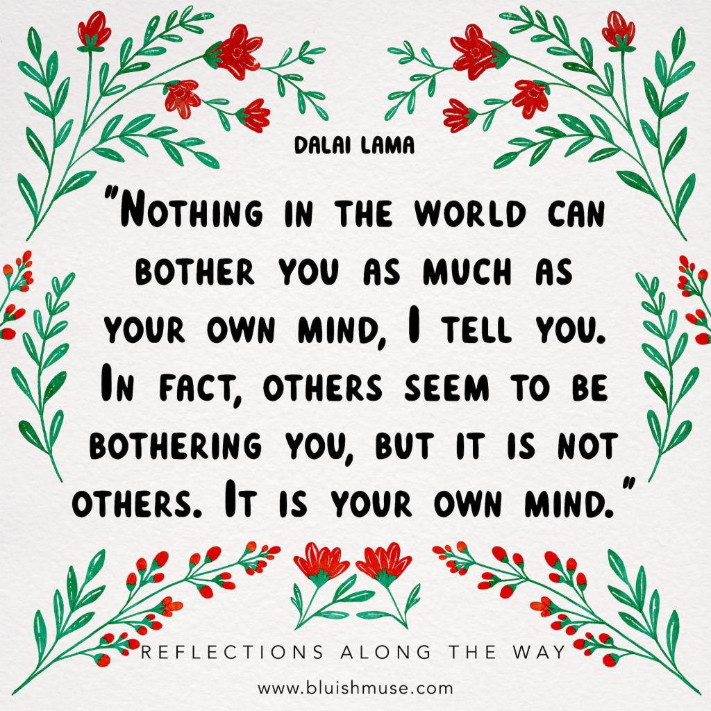 Nothing in the world can bother&nbsp;you…