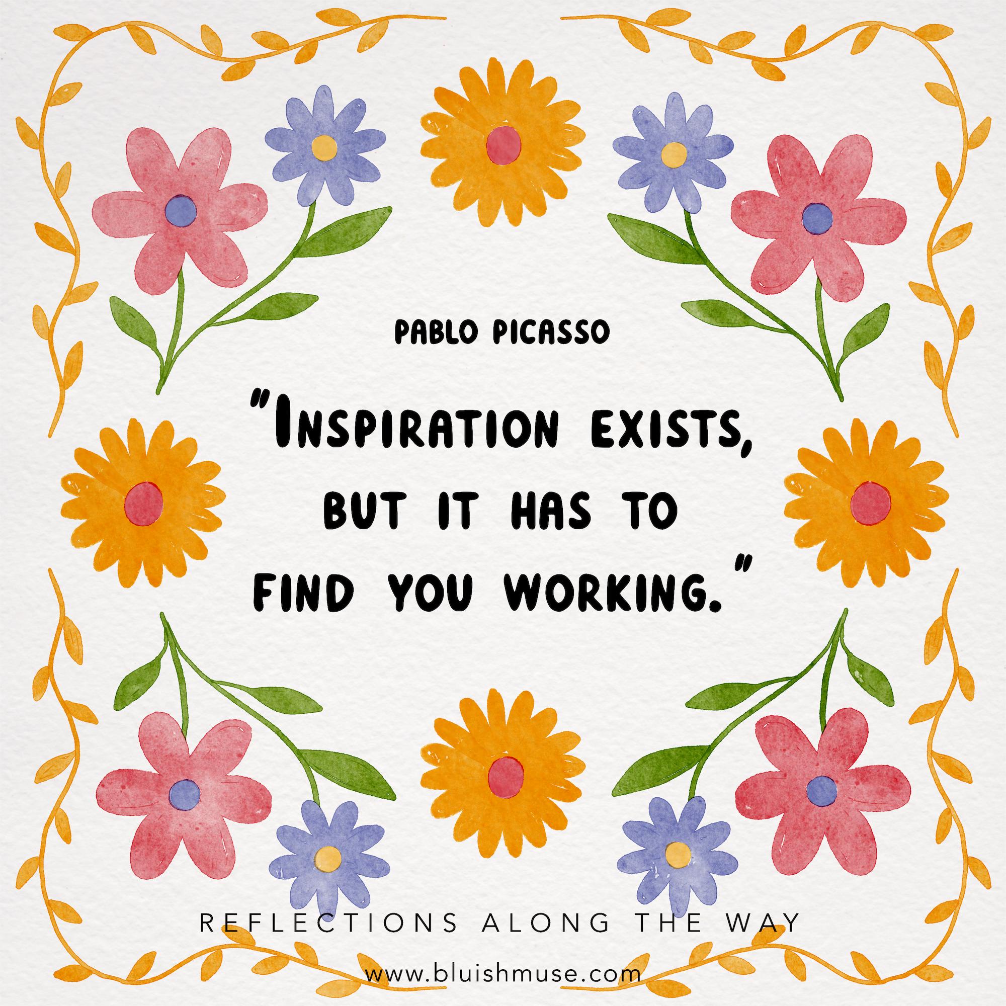 Inspiration exists, but…