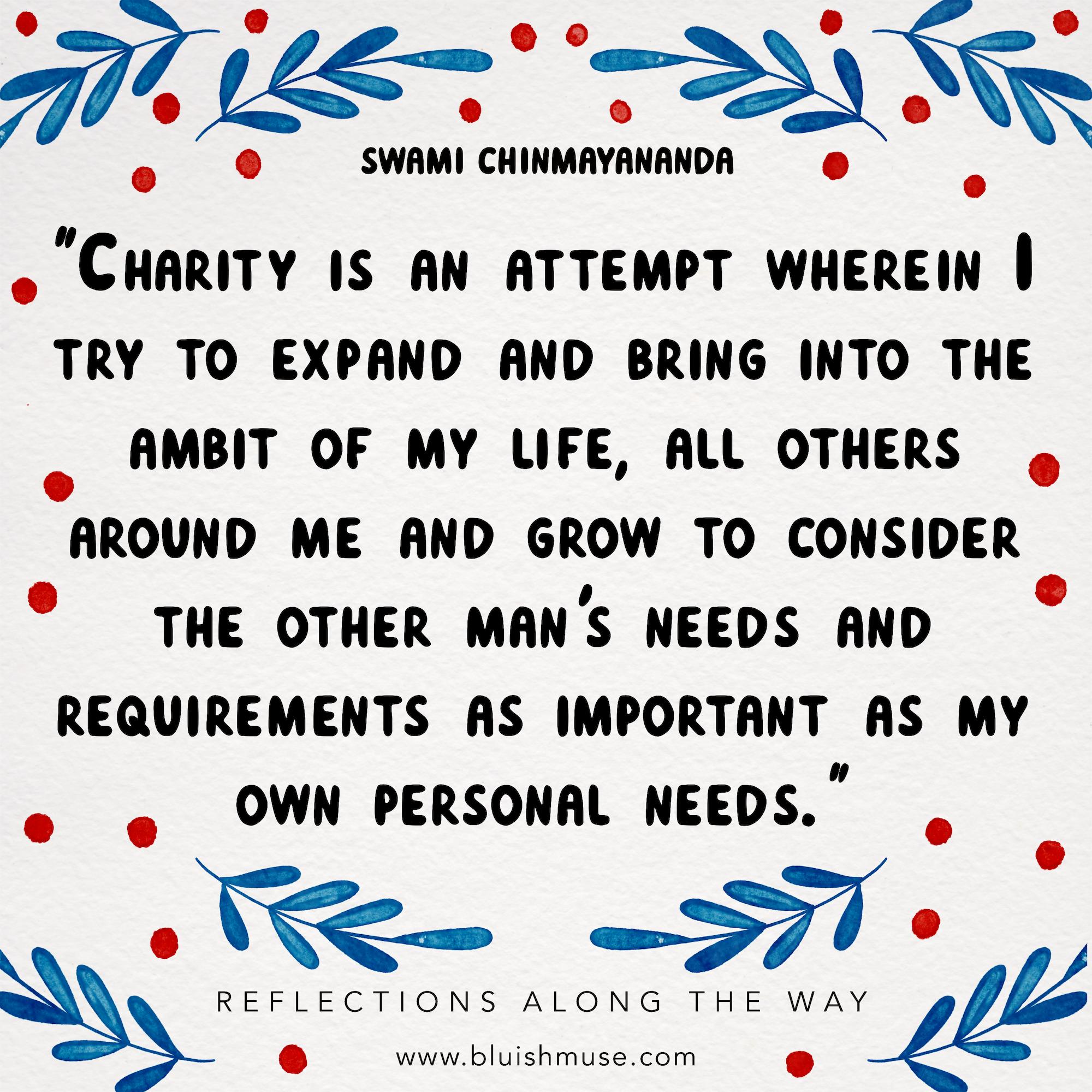 Charity is an attempt wherein…