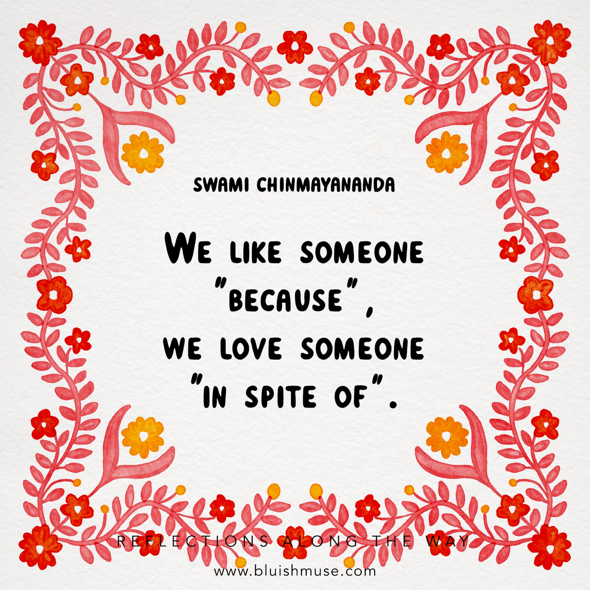 We like someone because…