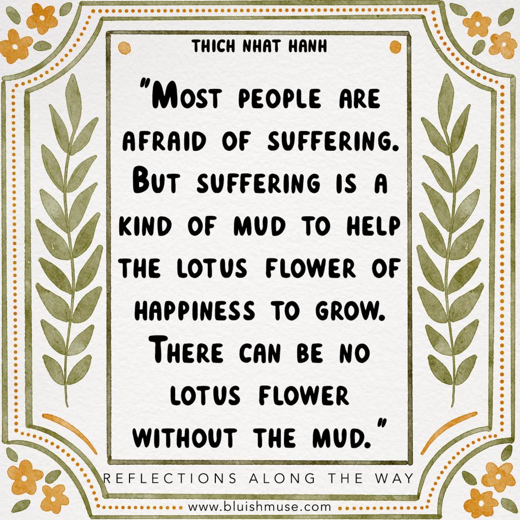 Most people are afraid of suffering…